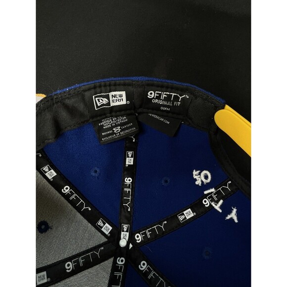 New Era Golden State Warriors Hat Cap 9Fifty The City Logo Snapback Blue H049 - Picture 6 of 7